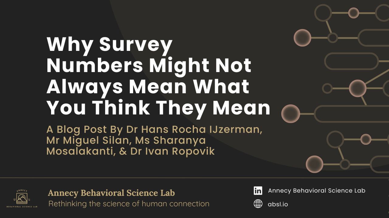 Read more about the article Why Survey Numbers Might Not Always Mean What You Think They Mean