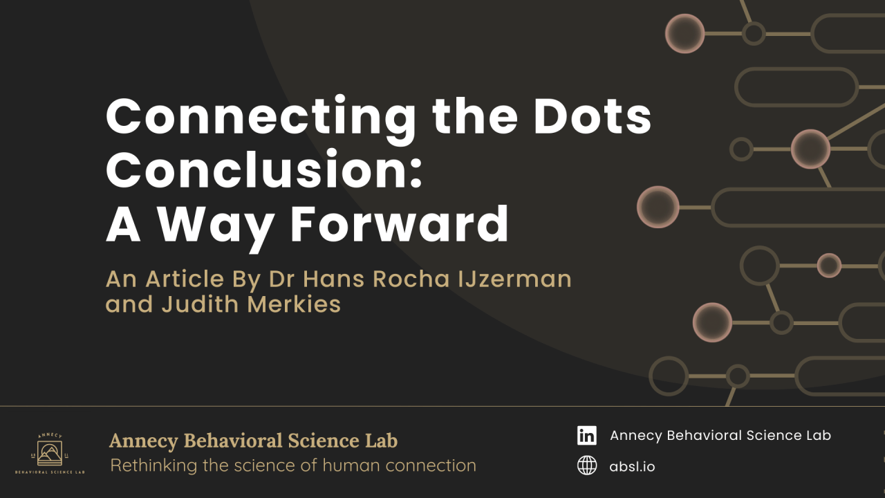 Read more about the article Connecting the Dots Conclusion: A Way Forward